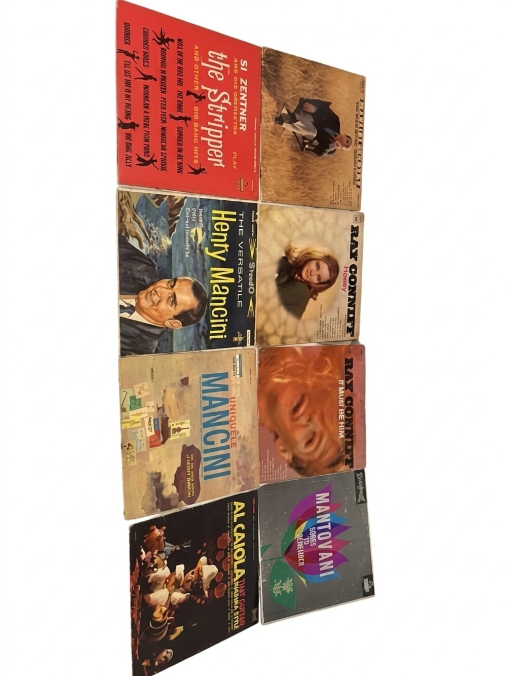 Vintage Vinyl Records Lot — Colorful Retro Covers